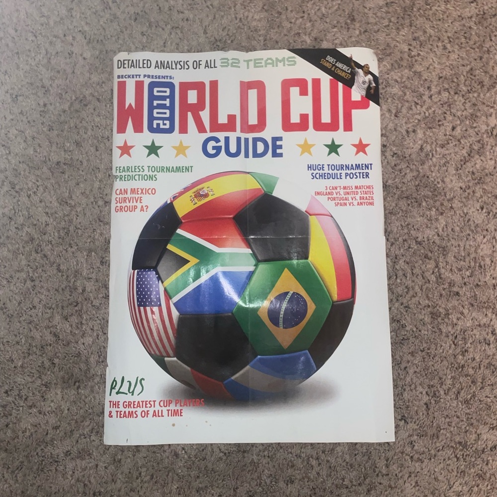 World Cup 2010 Magazine Poster14.5 x 20.5”